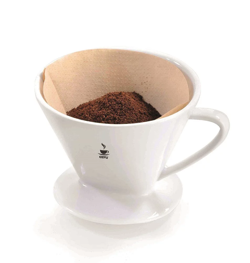 GEFU Handfilter Porzellan Kaffeefilter SANDRO Gr. 2