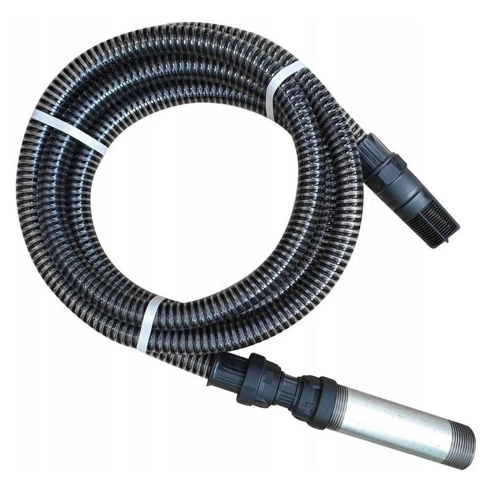 TRIZERATOP Ansaugschlauch 1", Saugschlauch mit Filterkorb, 7m