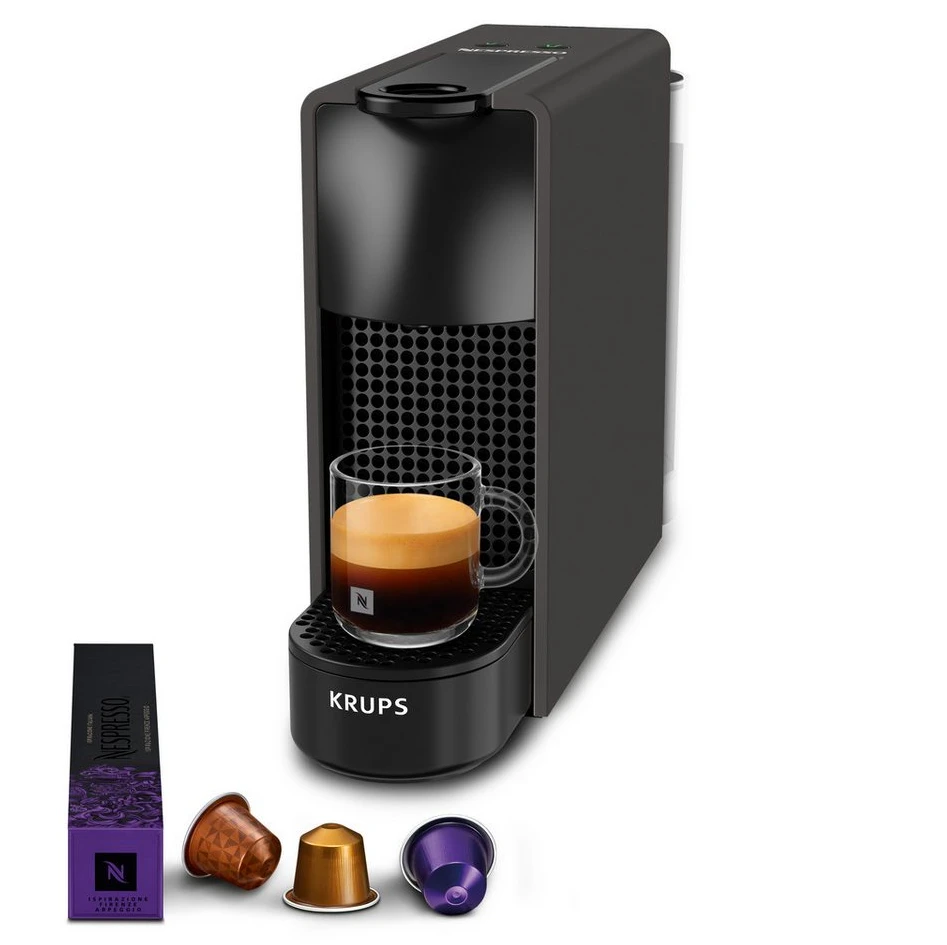 Krups Kapselmaschine XN110NF0.25, Matt Black, Nespresso-kompatibel