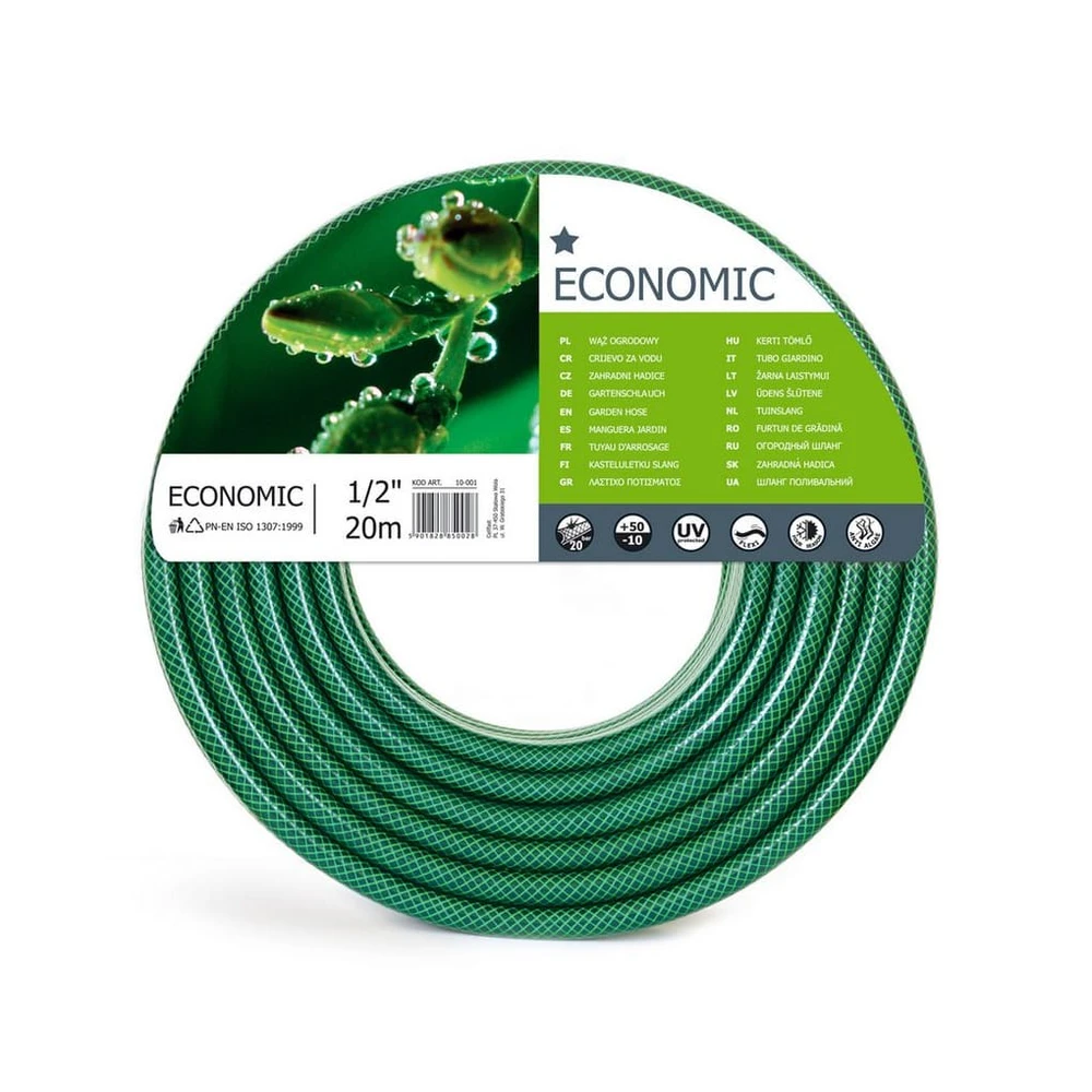 Cellfast Gartenschlauch 10-001, 1/2" 20m, 3-lagig, UV-beständig